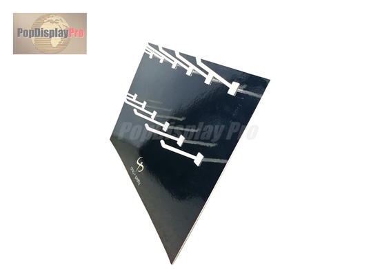 Shelf Ready Custom Cardboard Counter Displays 12 Hooks For Personal Care Nail Art System