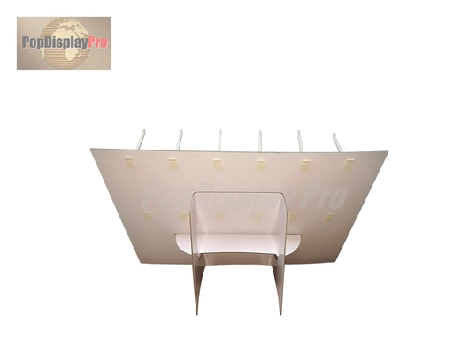 Shelf Ready Custom Cardboard Counter Displays 12 Hooks For Personal Care Nail Art System