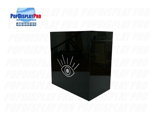 Plastic Acrylic Display Merchandising Shelf Silk Screen Printed 1C 3mm Thickness